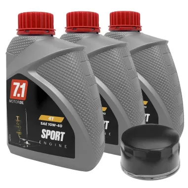MF4002 Kit Tagliando Olio 7.1 Malossi 10W40 + Filtro per Kymco AK550 2017 / 2024