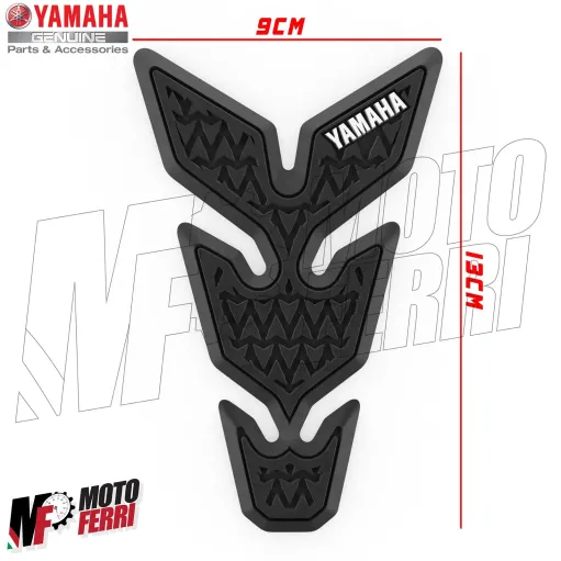 MF3052 Adesivo paraserbatoio soft originale Yamaha MT07 da 2021 a 2024 13x9cm