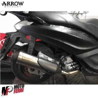 MF4040 - Marmitta + Collettore Arrow Refelx 2.0 Piaggio 300 Beverly 2010 - 2016