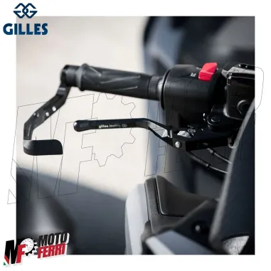 MF4044 Protezione Leva Freno Anteriore Gilles Nero Yamaha TMax 560 2022 / 2024