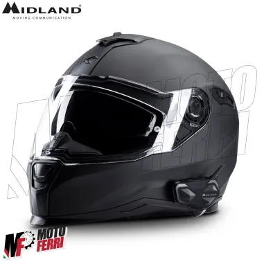 MF4051 Kit 2 Interfono Midland BTR1 Advanced Bluetooth Moto Scooter 2 Caschi