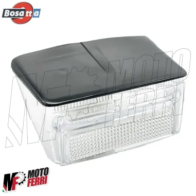 GEMMA BIANCA FANALE FANALINO POSTERIORE STOP VESPA 50 SPECIAL TETTO NERO