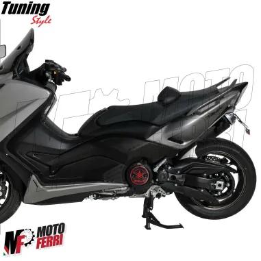 MF4015 Kit 2 Adesivo Protezione Rossi per Carter Yamaha TMax 500 530 2001/2016