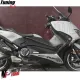 MF4016 Kit 2 Adesivo Carena Ant/Post Nero Yamaha TMax 500 530 560 mod 2001-2021