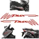 MF4017 Kit 2 Adesivo Carena Ant/Post Rosso Yamaha TMax 500 530 560 mod 2001-2021