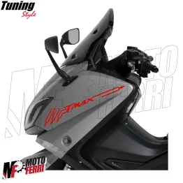MF4017 Kit 2 Adesivo Carena Ant/Post Rosso Yamaha TMax 500 530 560 mod 2001-2021 2