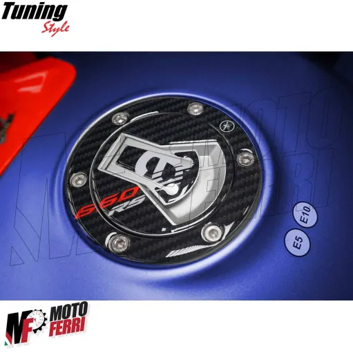 MF4018 Protezione Tappo Serbatoio Benzina Carbon Look Aprilia RS660 dal 2021