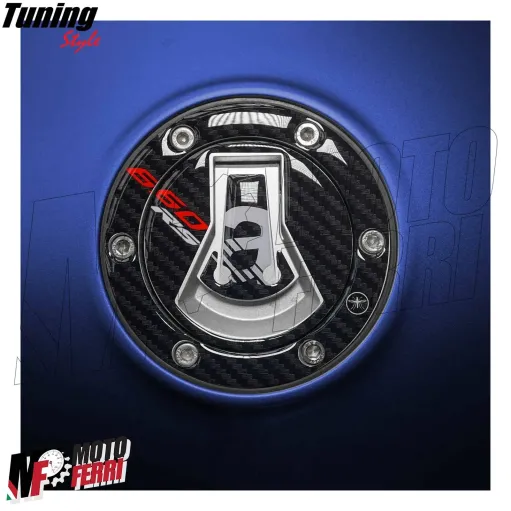 MF4018 Protezione Tappo Serbatoio Benzina Carbon Look Aprilia RS660 dal 2021