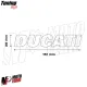 MF4939 Kit 2 Adesivi Ducati Grigio Argento Serbatoio Carena per Moto 151x28mm