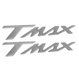 MF4066 Kit 2 Adesivi Argento 3D Carena Posteriore per Yamaha TMax 500 530 560