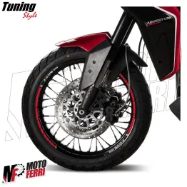 MF4025 Kit Strisce Adesive per Cerchi Moto Morini X-Cape 650 da 2021 a 2024 2