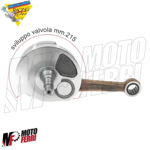 MF4085 Albero Motore Mazzucchelli Vespa Sprint GT GTR VBA VBB per Volano PX 20