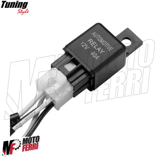 MF4095 Faretti Fari Supplementari Led + Tasto Manubrio Universali Moto Enduro