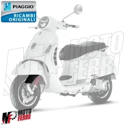 MF3090 Coperchio Forcella Ammortizzatore Nero Vespa GTS 125 300 Super HPE 2