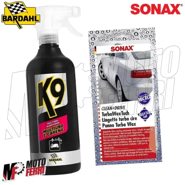 MF4103 Pulitore Carene Multiuso Bardahl K9 + Panno Sonax Moto Scooter 750ml