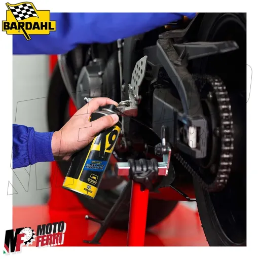MF4104 - Kit Grasso Lubrificante Catena Bardahl K9 Moto Strada Pista + Spazzola