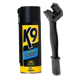 MF4105 - Kit Grasso Lubrificante Catena Bardahl K9 Off Road Cross + Spazzola