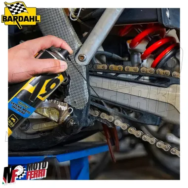 MF4105 - Kit Grasso Lubrificante Catena Bardahl K9 Off Road Cross + Spazzola