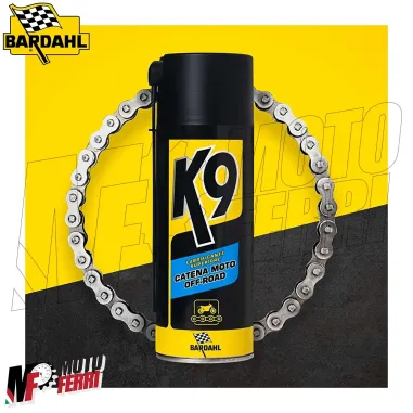 MF4105 - Kit Grasso Lubrificante Catena Bardahl K9 Off Road Cross + Spazzola