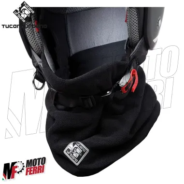 MF410X - Collare Scaldacollo Tucano Termico Doppio Pile Nero per Moto Scooter