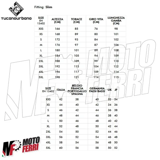 MF4115 - Sotto Pantalone Tecnico Termico Tucano Download Plus Moto Scooter Tg XL