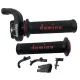 MF4118 Comando Gas Rapido Domino Racing KRR 03 Nero/Rosso 2 Cavi Univesale Moto