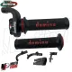 MF4118 Comando Gas Rapido Domino Racing KRR 03 Nero/Rosso 2 Cavi Univesale Moto