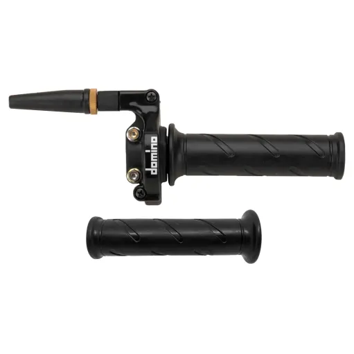 MF4121 Kit Comando Gas Rapido Domino Racing Mono Cavo Nero Univesale Moto