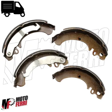 Kit 2 Ganasce Freno Posteriore per Piaggio Ape 50 RST MIX FL FL2 Europa P