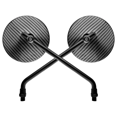 MF4128 - Specchietti FAR effetto Carbonio per Duacti Scrambler 400 / 800 / 1100