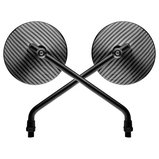 MF4128 - Specchietti FAR effetto Carbonio per Duacti Scrambler 400 / 800 / 1100