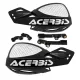 MF4134 Paramani Acerbis Uniko Vented Nero / Bianco Universale Moto Cross Enduro