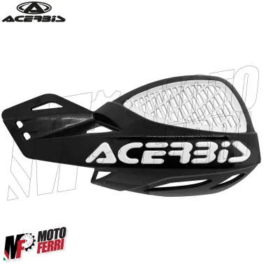 MF4134 Paramani Acerbis Uniko Vented Nero / Bianco Universale Moto Cross Enduro