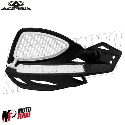 MF4134 Paramani Acerbis Uniko Vented Nero / Bianco Universale Moto Cross Enduro