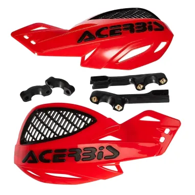 MF4133 Paramani Acerbis Uniko Vented Rosso / Nero Universale Moto Cross Enduro