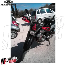 MF4133 Paramani Acerbis Uniko Vented Rosso / Nero Universale Moto Cross Enduro 2