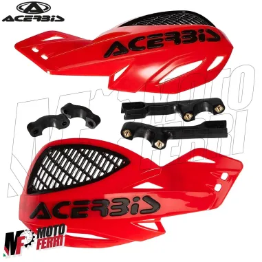 MF4133 Paramani Acerbis Uniko Vented Rosso / Nero Universale Moto Cross Enduro