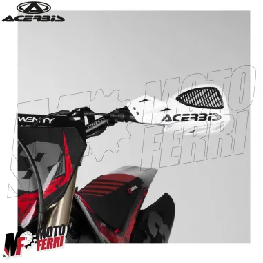 MF4135 Paramani Acerbis Uniko Vented Bianco / Nero Universale Moto Cross Enduro