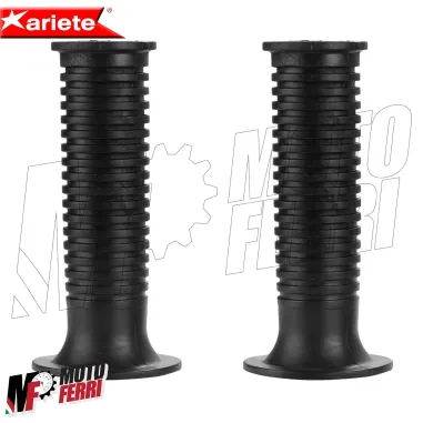 MF4142 - Manopole Ariete Soft Grips in Gomma Nere Universali per Moto BMW Style