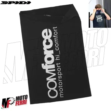 MF4147 - Collare in Tessuto Tecnico Spidi Anti Vento Nero per Moto Scooter Cross