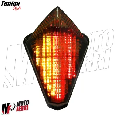MF1469 Stop Faro Fanale Posteriore Led Fume con Frecce Yamaha 530 TMax 2012/2016
