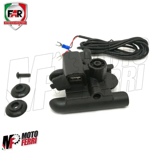 MF1965 Supporto Porta Smartphone FAR USB per TMax 530 560 dal 2012 al 2021