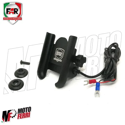 MF1965 Supporto Porta Smartphone FAR USB per TMax 530 560 dal 2012 al 2021