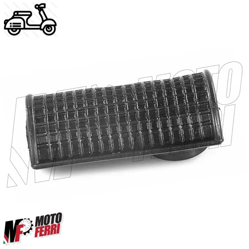 GOMMINO PEDALE FRENO FORO TONDO NERO PER VESPA 50 SPECIAL R PRIMA SERIE