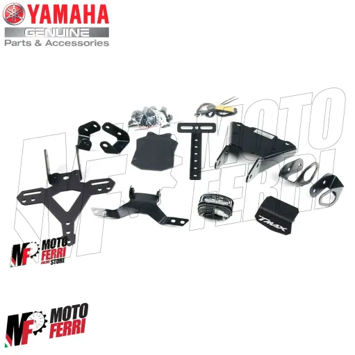 MF1339 - Portatarga sportivo Originale Yamaha TMax 530 mod 2017 2018 2019 SX DX