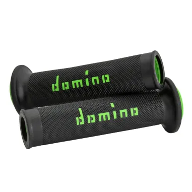 MF4158 Manopole Domino Strada Nero/Verde Universale Moto Kawasaki Ninja Z 900