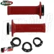 MF4162 - Manopole + Ghiere Domino D100 Rosso per Suzuki RMZ 250 / 450F 2016-2024