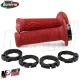 MF4162 - Manopole + Ghiere Domino D100 Rosso Yamaha YZ 250F 450F / WR 250F 450F