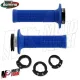 MF4163 - Manopole + Ghiere Domino D100 Blu per Honda CRF 250R 250X 450R 450X