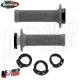 MF4164 - Manopole + Ghiere Domino D100 Grigio Husqvarna 250 350 450 501 FC FE FS